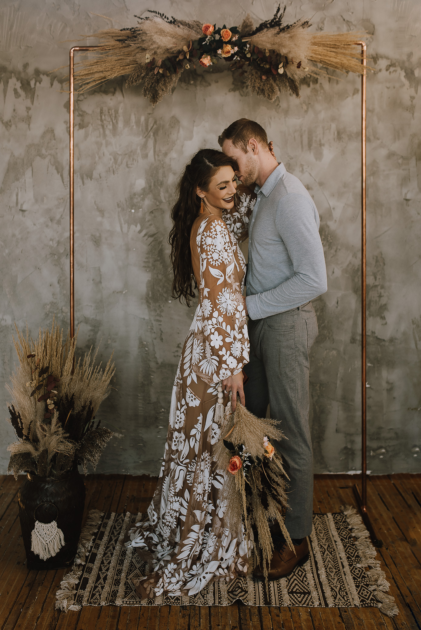 intimate loft elopement