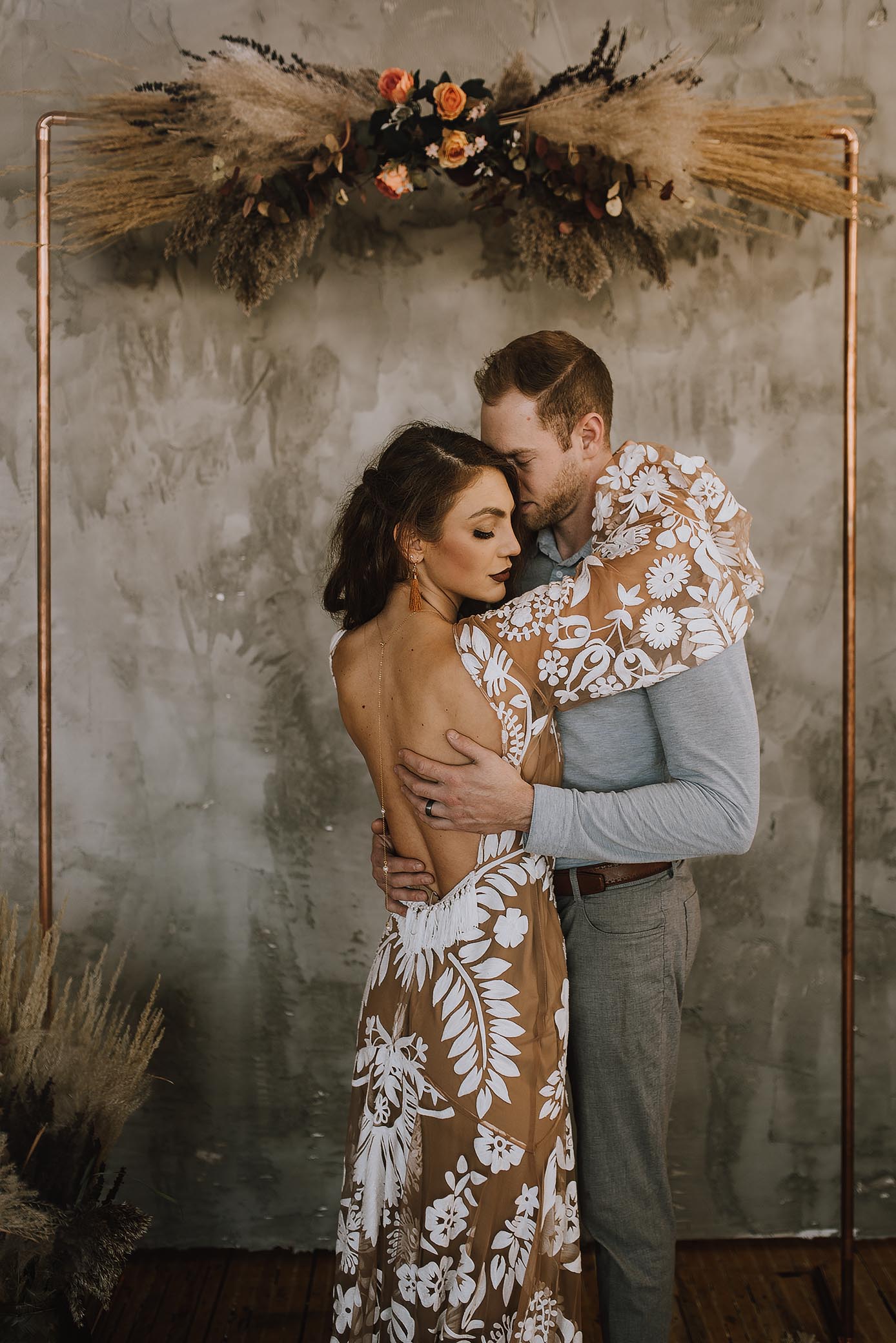 intimate loft elopement