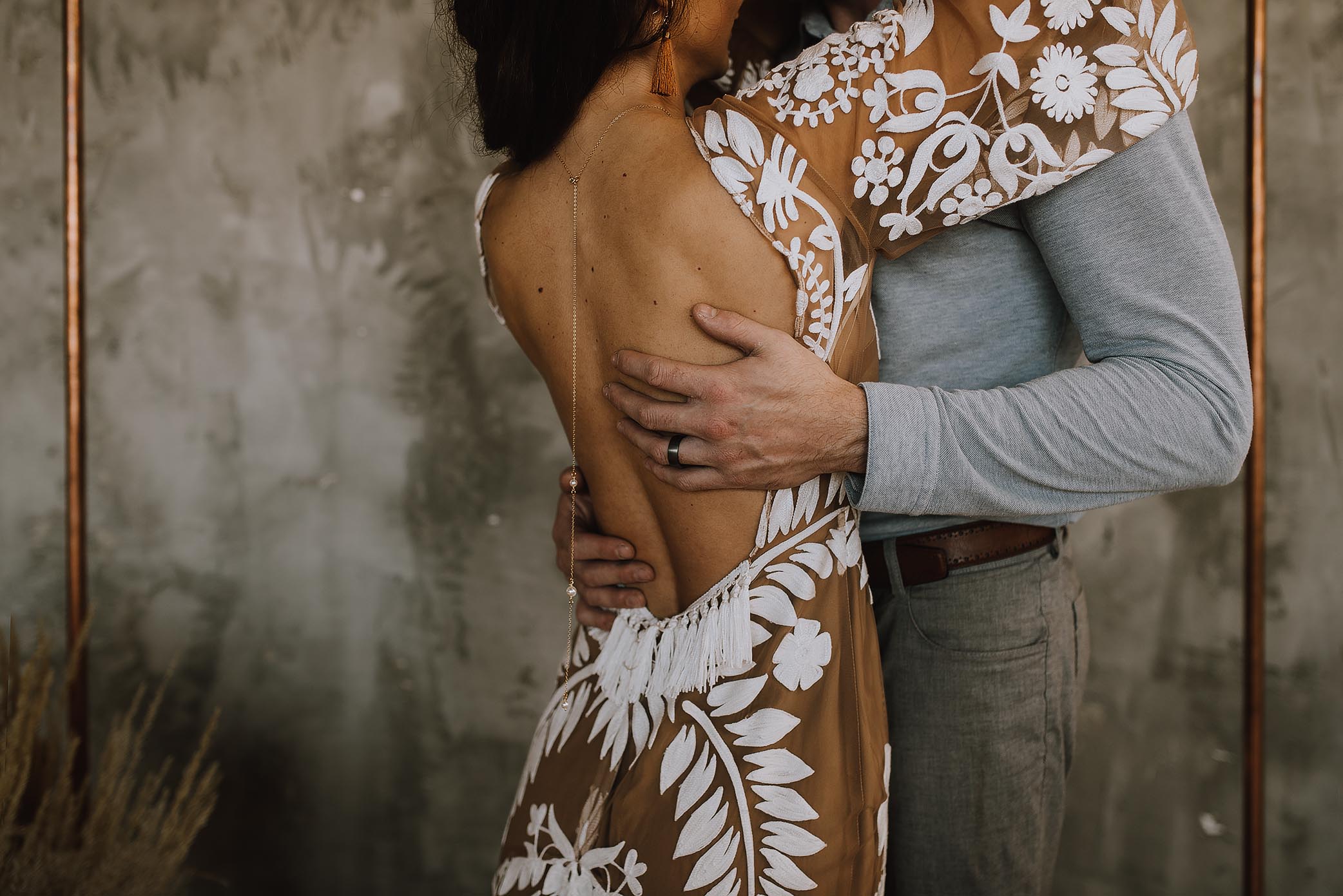 intimate loft elopement