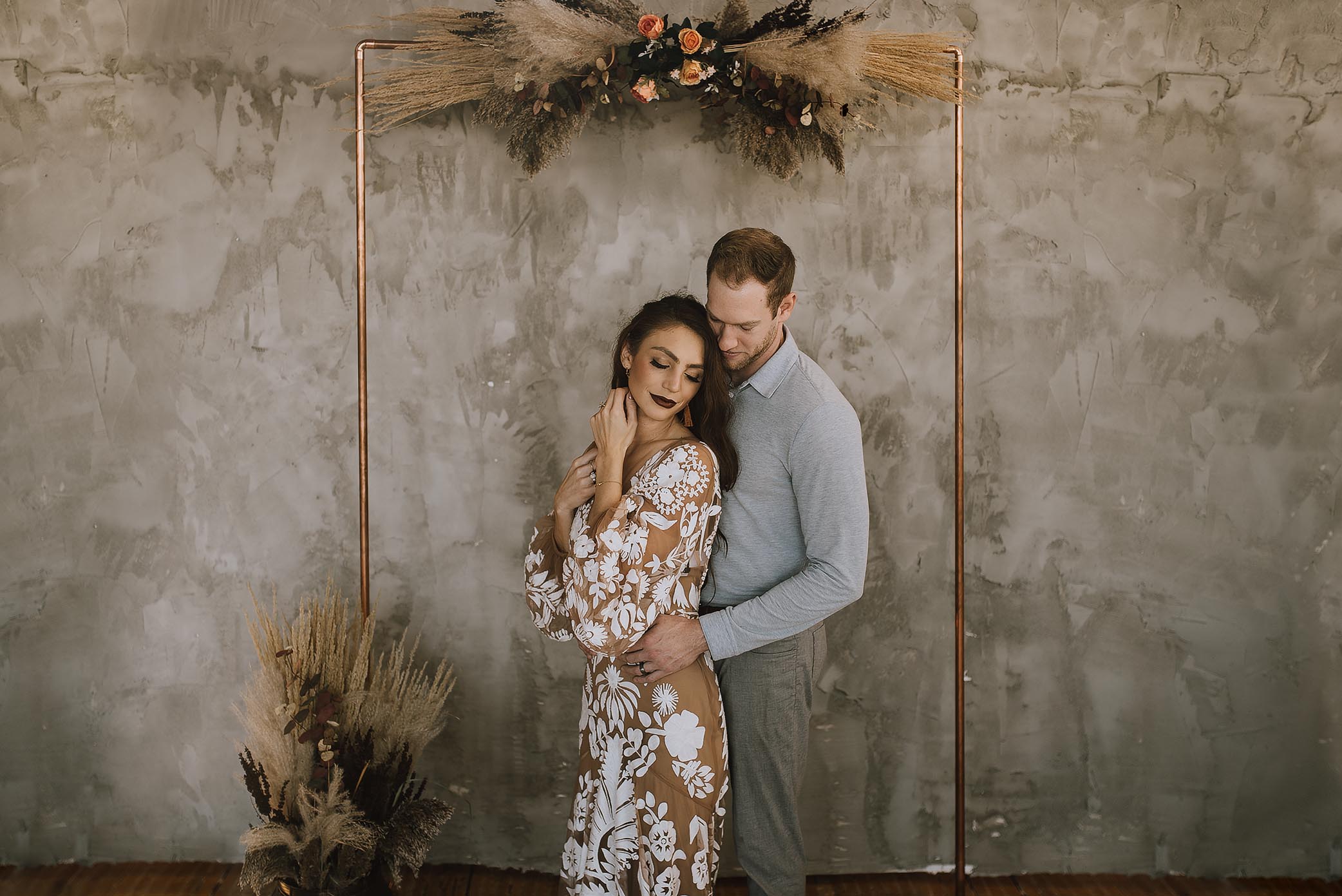 intimate loft elopement