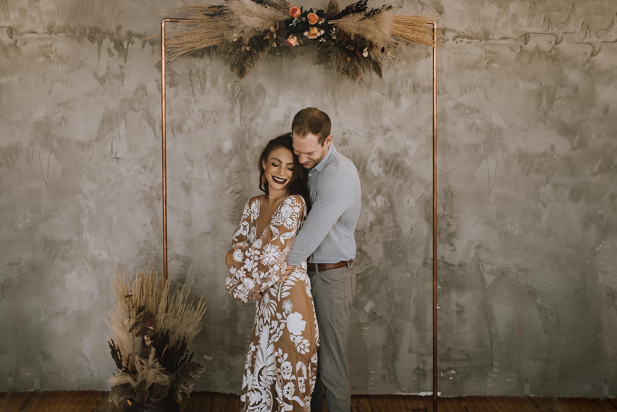 intimate loft elopement