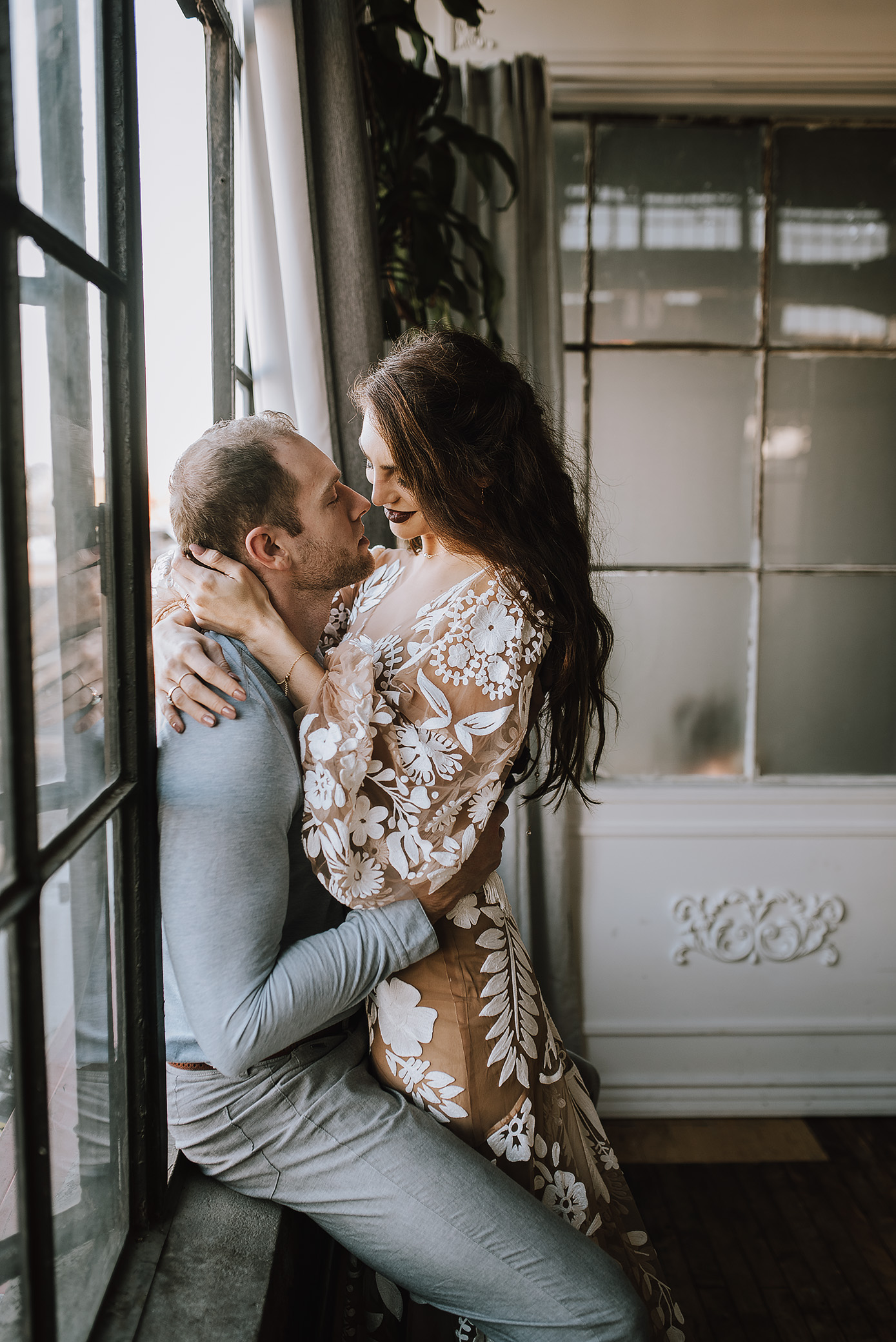 intimate loft elopement