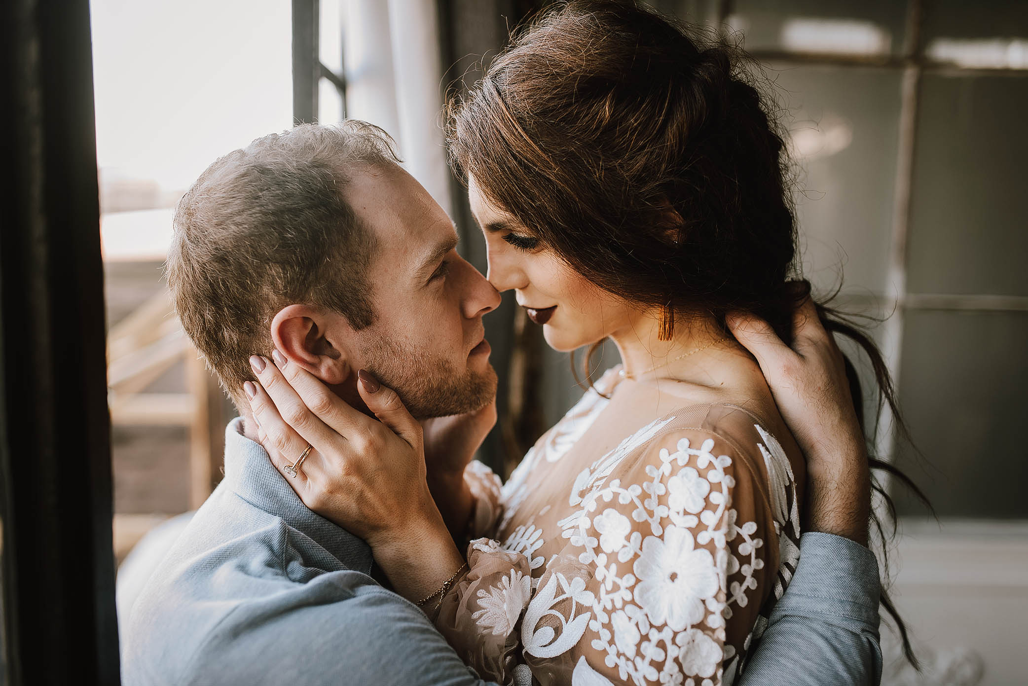 intimate loft elopement