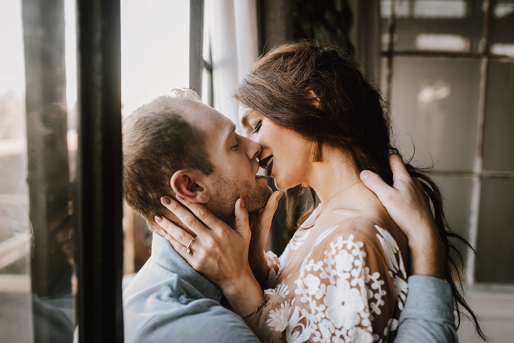 intimate loft elopement