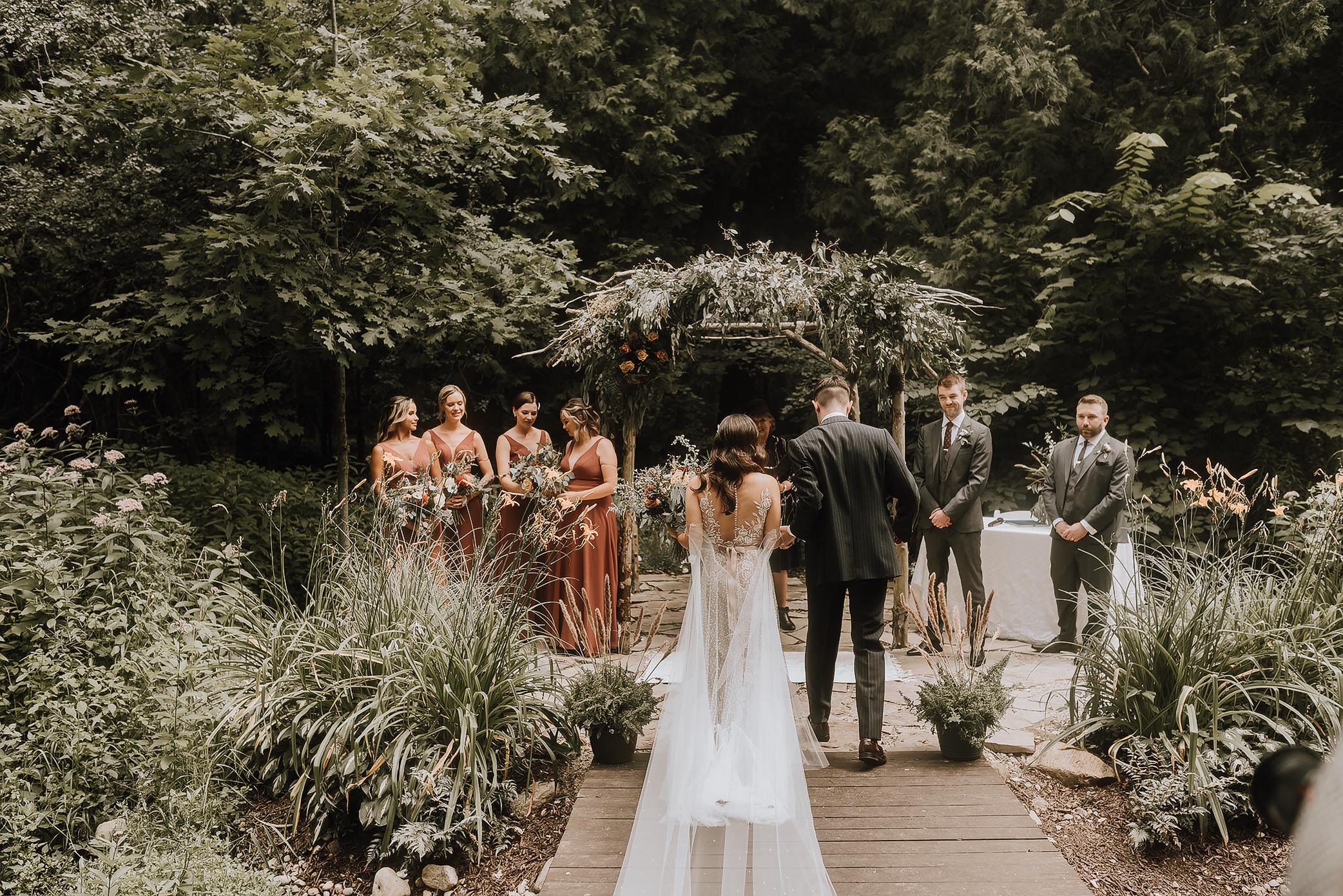 outdoor estate wedding